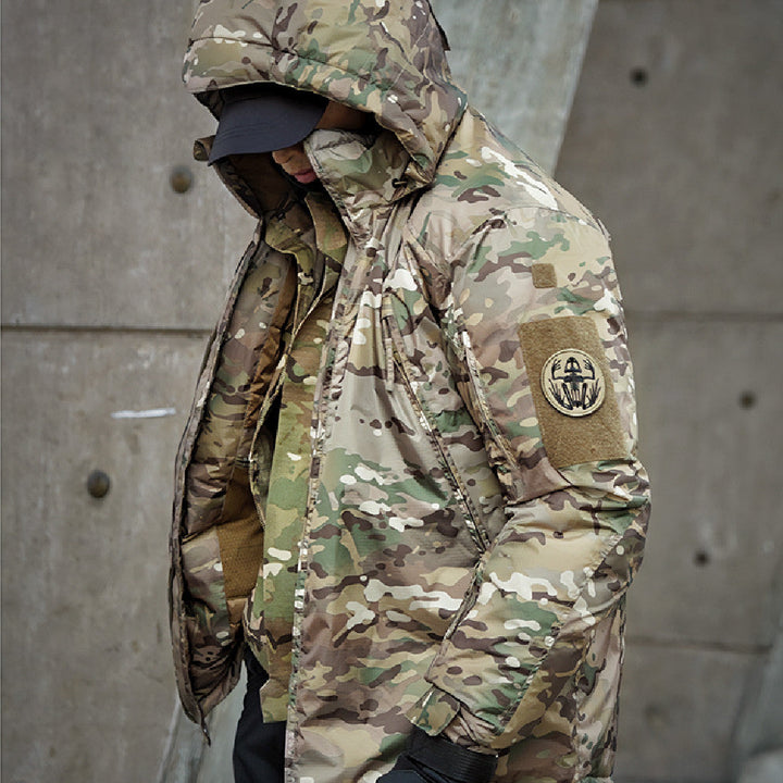 Stay Warm and Stylish with Our Waterproof Camouflage Jacket